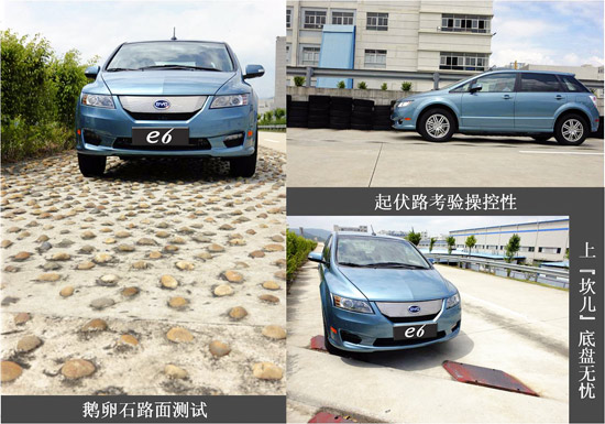 比亚迪e6B内部路试图曝光，爬坡涉水飞檐走壁