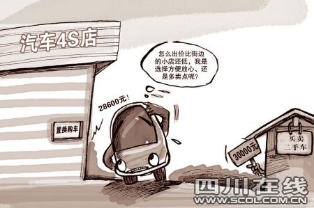 到4S店用二手车置换新车 到底划不划算