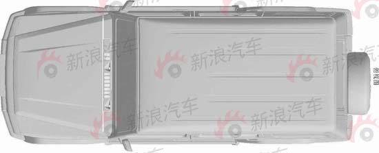 北汽B80越野车俯视图
