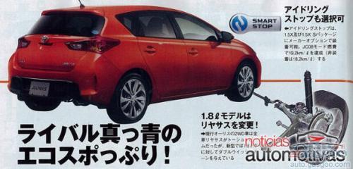 2013款丰田Auris即将发布