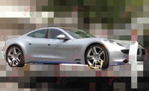 美国电动超跑Fisker Karma现身国内