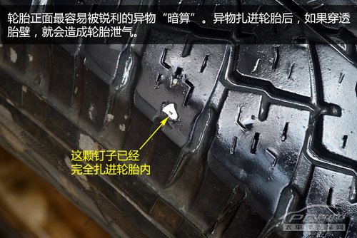 最危险的习惯 压马路牙子容易引发爆胎